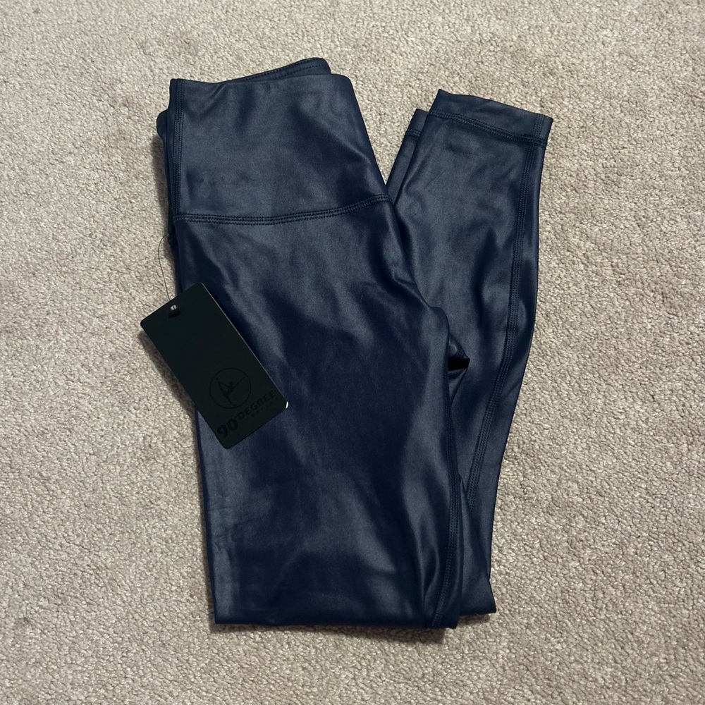 90 Degree By Reflex Dark Navy Leggings